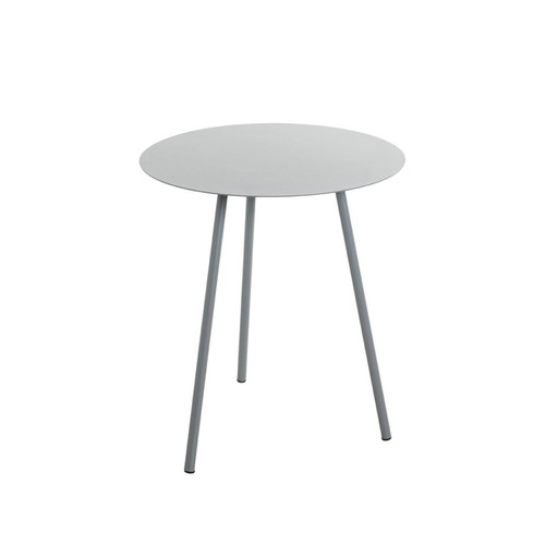 3S. x Home - Table d'appoint ronde métal gris - Table Basse Design