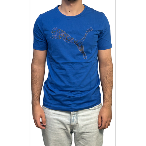 Puma - T-shirt Active Hero Tee bleu - Promos vêtements homme