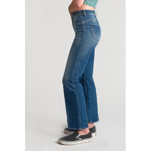 Jeans regular, droit pulp slim taille haute n°3, longueur 34 bleu en coton  Pantalon / Jean / Legging  fille