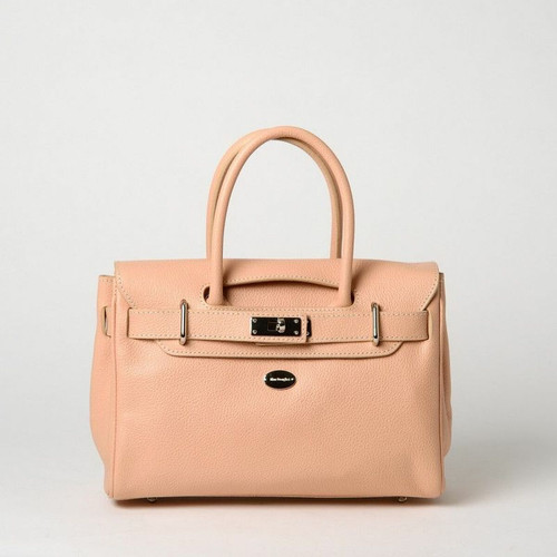 Mac Douglas - Grand sac à main cuir rose nude Pyla BUNI  - Mode Printemps des Marques