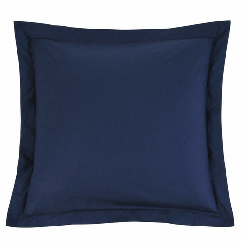 3S. x Tertio (Nos Unis) - Taie d'oreiller percale de coton TERTIO® - Bleu Indigo - Sélection linge de lit unis