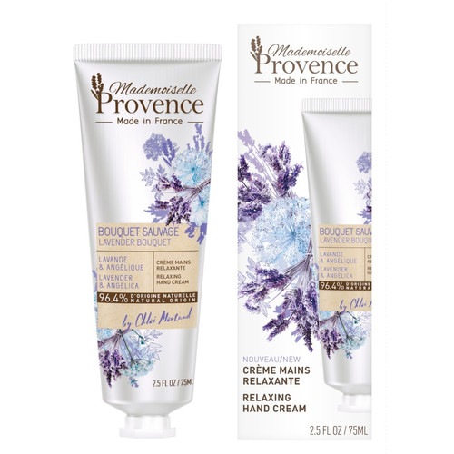 Mademoiselle Provence - Crème Mains 96,4% Naturelle Relaxante - Lavande & Angelique - Mademoiselle Provence cosmétique