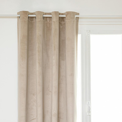 3S. x Home - Rideau occultant "Théa", beige, 140x260 cm  - Stores occultants