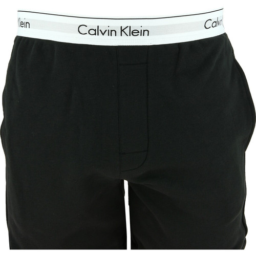 Calvin Klein Underwear - Short de Pyjama Uni Coton - Modern Cotton Noir - Promo Sous-vêtement & pyjama