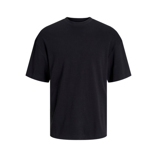T-shirt Loose Fit Col rond Manches courtes Noir en coton Dean Jack & Jones LES ESSENTIELS HOMME
