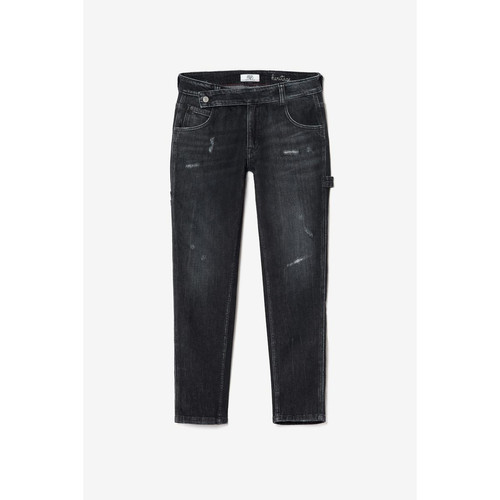 Jeans boyfit 200/43, longueur 34 noir en coton Le Temps des Cerises