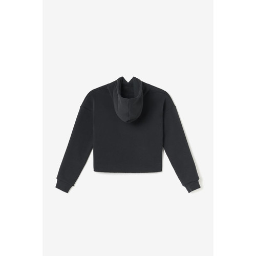 Sweat-Shirt capuche BENDGI noir en coton Le Temps des Cerises