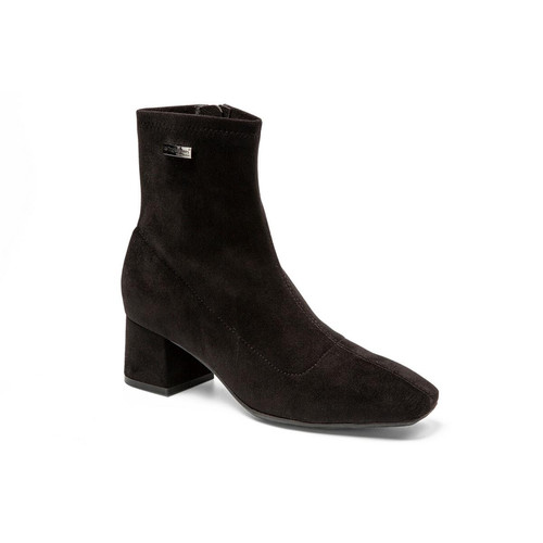 Boots noir-suede DANIELA en cuir Les Tropéziennes par M.Belarbi Mode femme