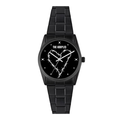 Montre Homme The Kooples Montres Wire Heart - TKW809 Bracelet Acier noir The Kooples Montres LES ESSENTIELS HOMME